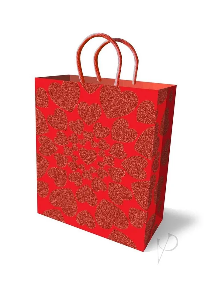 Glitter Hearts Gift Bag Puzzles And Gift Bags Vibrators