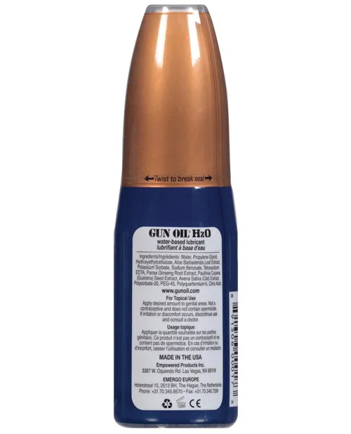 Gun Oil Sexual Health Wellbeing Gun Oil H2O Water Based Lubricant 2oz