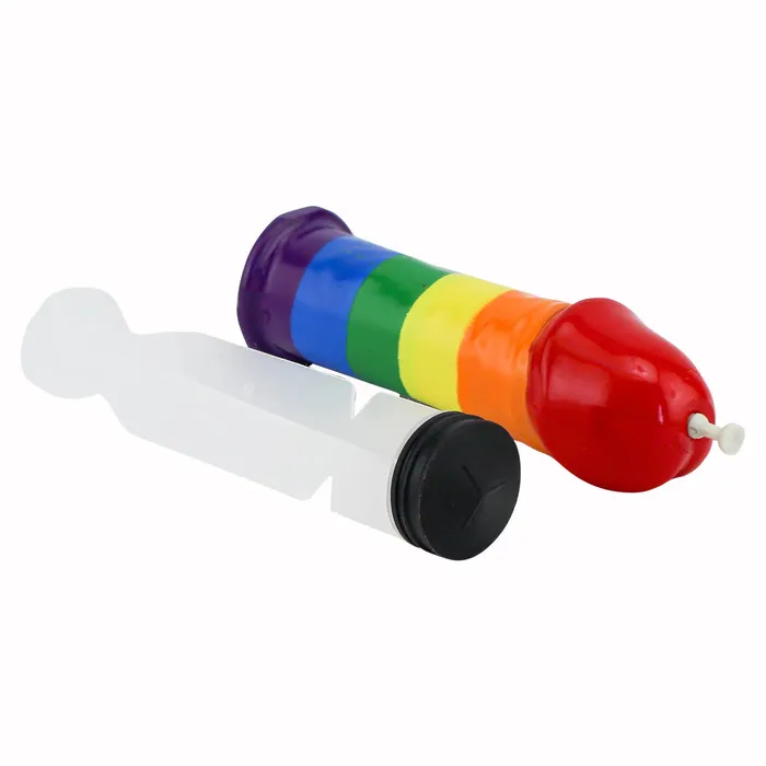 Hott Pecker Shot Syringe Rainbow Anal