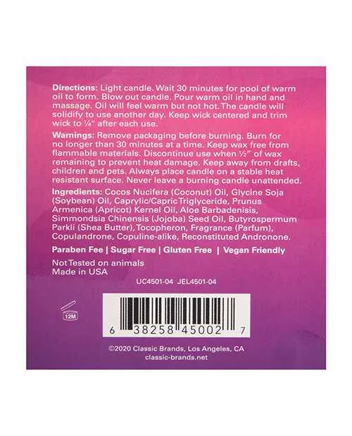 Jelique Couples Jelique Massage Candle Pheromone Smitten Strawberry and Champagne 4oz Jelique Couples Jelique Massage Candle Pheromone Smitten Strawberry and Champagne 4oz