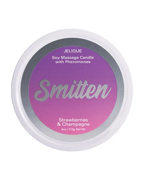 Jelique Couples Jelique Massage Candle Pheromone Smitten Strawberry and Champagne 4oz Jelique Couples Jelique Massage Candle Pheromone Smitten Strawberry and Champagne 4oz
