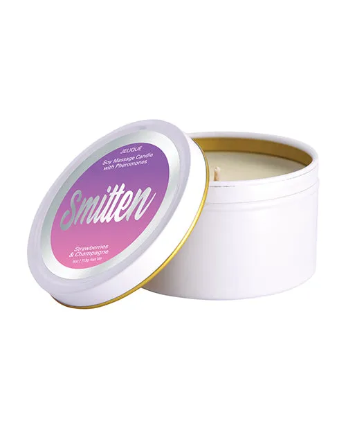 Jelique Couples Jelique Massage Candle Pheromone Smitten Strawberry and Champagne 4oz Jelique Couples Jelique Massage Candle Pheromone Smitten Strawberry and Champagne 4oz