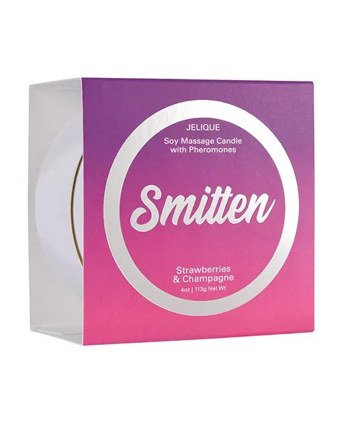Jelique Couples Jelique Massage Candle Pheromone Smitten Strawberry and Champagne 4oz Jelique Couples Jelique Massage Candle Pheromone Smitten Strawberry and Champagne 4oz