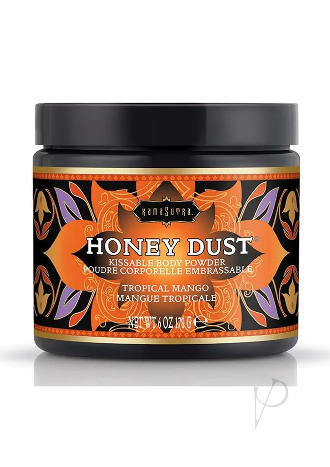 Kama Sutra Honey Dust Kissable Body Powder Tropical Mango 6oz Honey Dust Female Sex Toys Kama Sutra Honey Dust Kissable Body Powder Tropical Mango 6oz Honey Dust Female Sex Toys