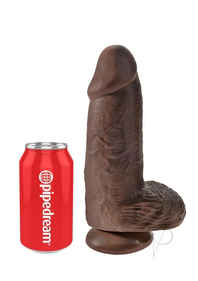 King Cock Dildos King Cock Chubby Dildo 9in Chocolate
