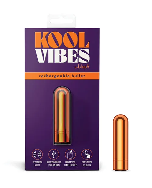 Kool Vibes Female Sex Toys Kool Vibes Rechargeable Mini Bullet Tangerine Kool Vibes Female Sex Toys Kool Vibes Rechargeable Mini Bullet Tangerine
