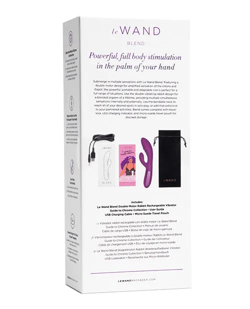 Le Wand Female Sex Toys Le Wand Blend Rechargeable Silicone Rabbit Vibrator Cherry Le Wand Female Sex Toys Le Wand Blend Rechargeable Silicone Rabbit Vibrator Cherry