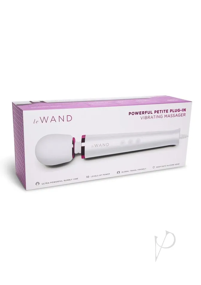 Le Wand Female Sex Toys Le Wand Powerful Petite PlugIn Massager White