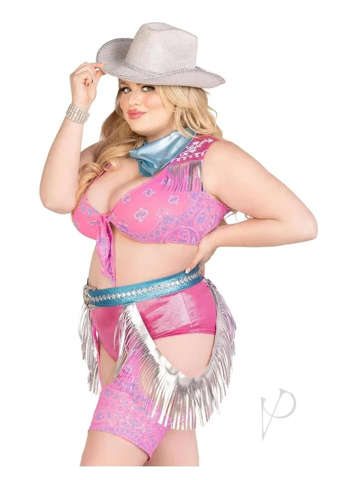 Leg Avenue Male Sex Toys Leg Avenue Space Cowgirl Set Bandana Print Tie Front Crop Top with Fringe Trim High Waist Bottoms with Attached Chaps Belt with Fringe Detail and Neck Bandana 4 Piece 3X4X Multicolor Leg Avenue Male Sex Toys Leg Avenue Space Cowgirl Set Bandana Print Tie Front Crop Top with Fringe Trim High Waist Bottoms with Attached Chaps Belt with Fringe Detail and Neck Bandana 4 Piece 3X4X Multicolor