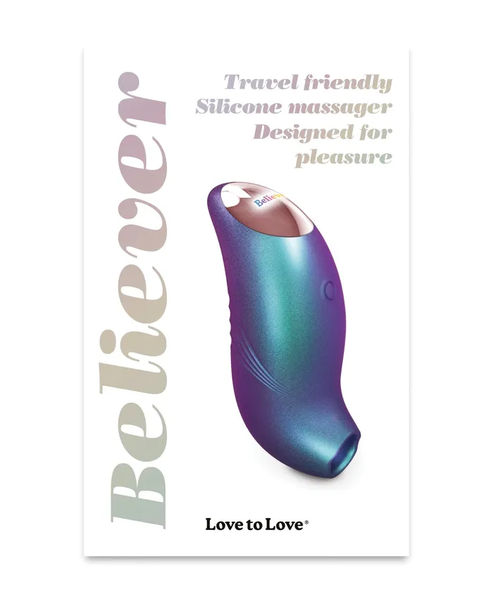 Love To Love Vibrators Love to Love Believer Mini Tongue Flicker Iridescent Turquoise Love To Love Vibrators Love to Love Believer Mini Tongue Flicker Iridescent Turquoise