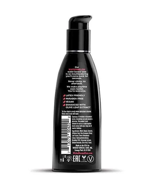 Lubricants Wicked Aqua Wicked Aqua Water Based Flavored Lubricant Watermelon 2oz