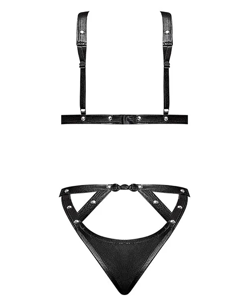 Lust By Magic Silk Anal Lust Contessa Cupless Strappy Brazilian Teddy Black LXL Lust By Magic Silk Anal Lust Contessa Cupless Strappy Brazilian Teddy Black LXL
