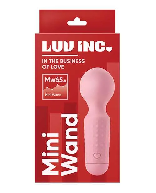 Luv Vibrators Luv Inc 4 Mini Wand Light Pink Luv Vibrators Luv Inc 4 Mini Wand Light Pink