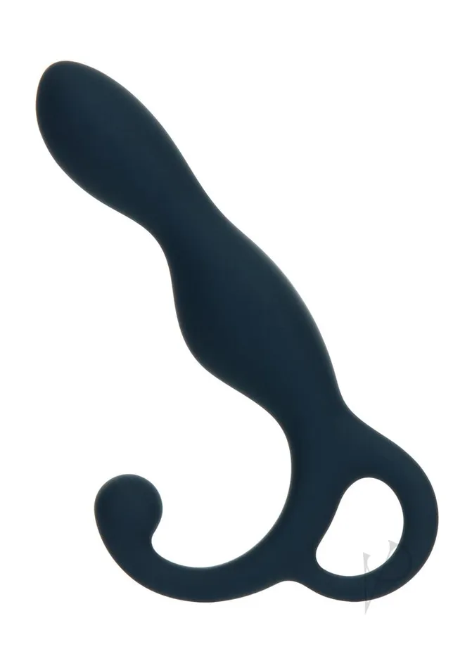 Lux Active Female Sex Toys LUX Active LX1 Silicone Rechargeable Anal Trainer with Bullet Navy
