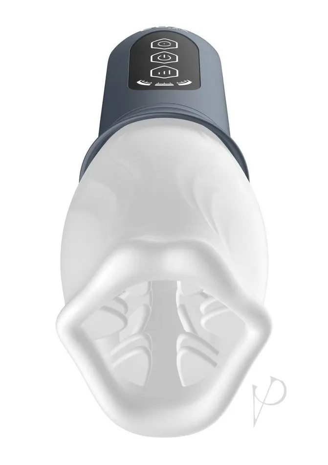Lux Active Male Sex Toys LUX Active First Class Rechargeable Rotating Masturbator Cup NavyWhite