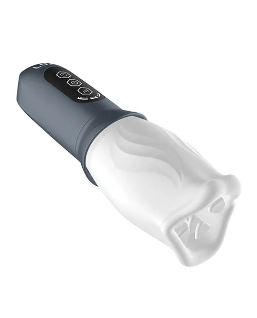Lux Active Male Sex Toys LUX Active First Class Rechargeable Rotating Masturbator Cup NavyWhite