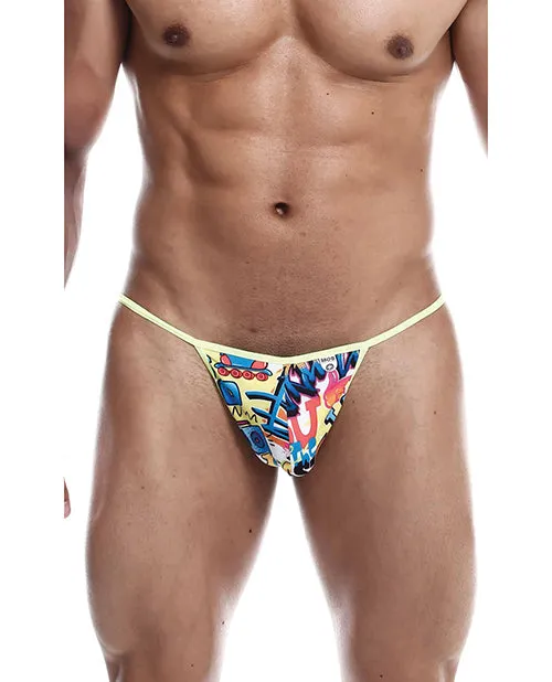 Male Basics Sinful Hipster Wow T Thong GString Yellow Print XL Malebasics Male Sex Toys Male Basics Sinful Hipster Wow T Thong GString Yellow Print XL Malebasics Male Sex Toys