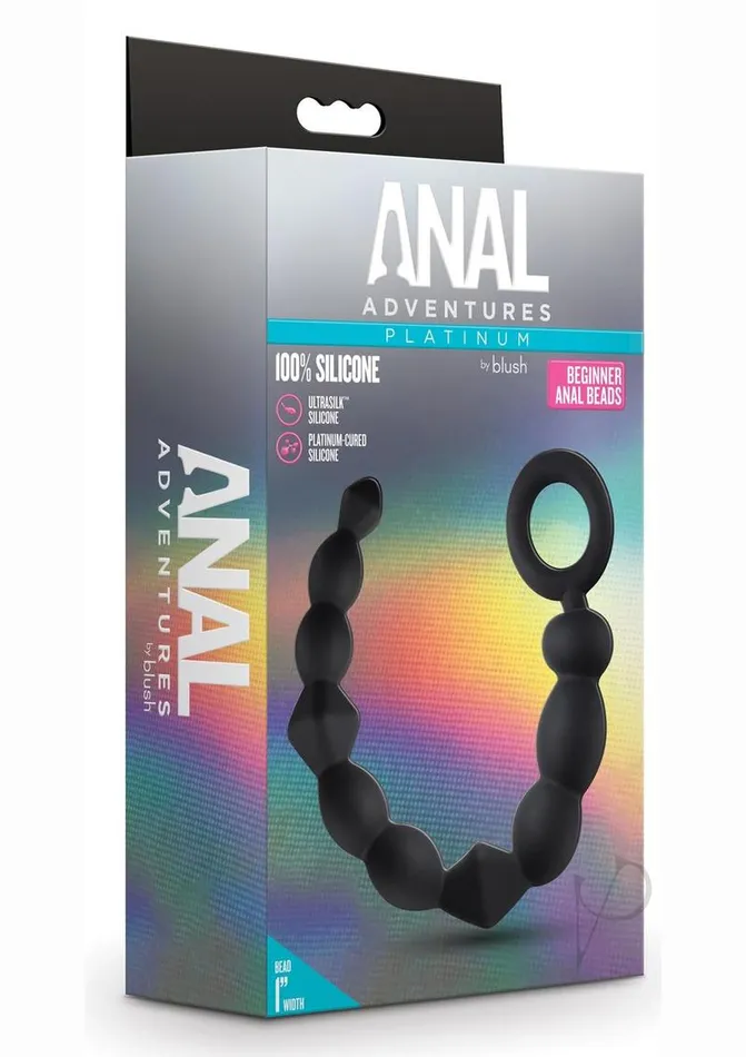 Male Sex Toys Anal Adventures Anal Adventures Platinum Silicone Beginner Anal Beads Black Male Sex Toys Anal Adventures Anal Adventures Platinum Silicone Beginner Anal Beads Black