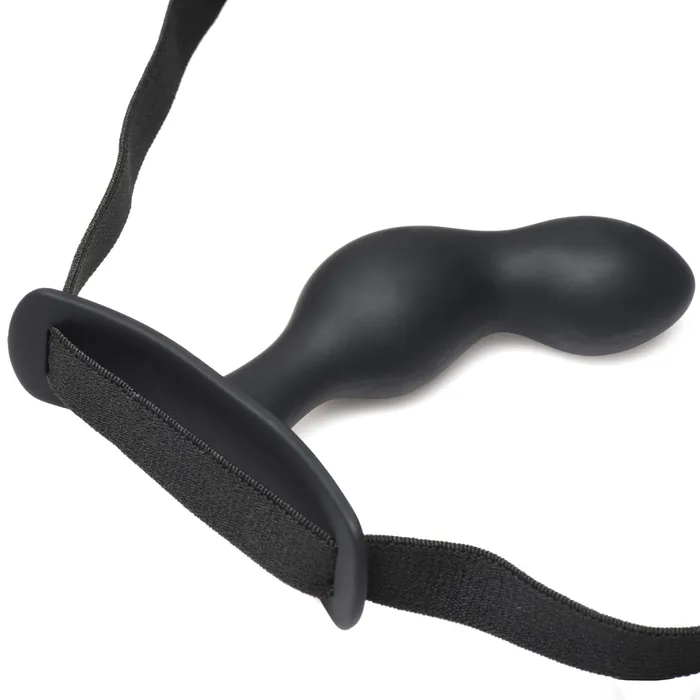 Male Sex Toys Master Series PSpot Plugger 28X Silicone Prostate Plug with Comfort Harness and Remote Control