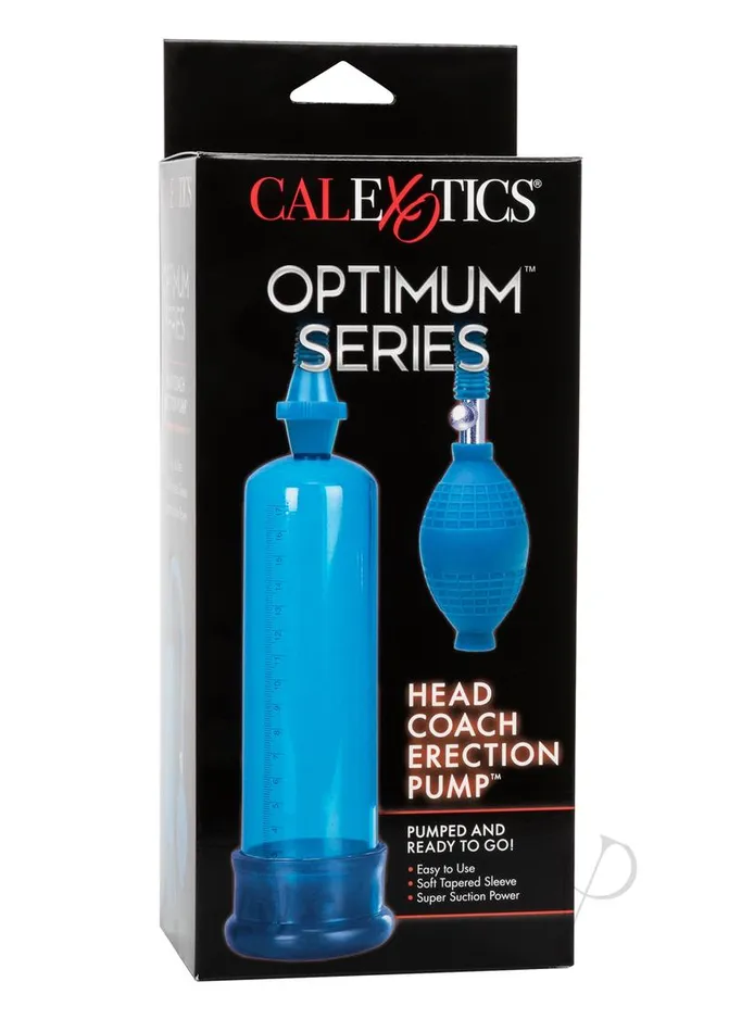 Male Sex Toys Optimum Series Optimum Series Head Coach Erection Pump Blue