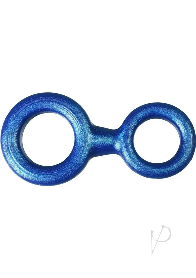 Male Sex Toys Oxballs Oxballs 8Ball Silicone Cock and Ball Ring Blue