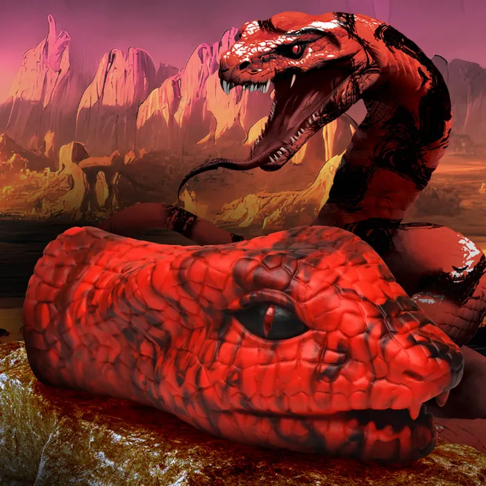 Male Sex Toys Serpentine Stroker Silicone Masturbator Creature Cocks