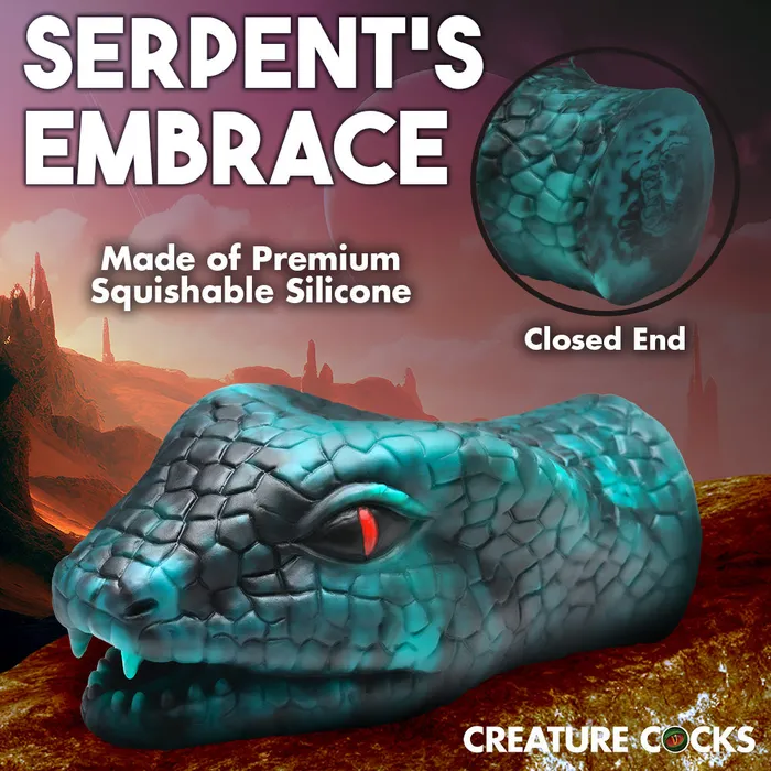 Male Sex Toys Serpentine Stroker Silicone Masturbator Creature Cocks