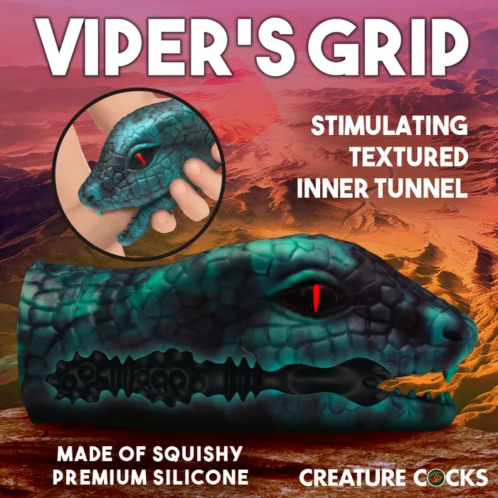 Male Sex Toys Serpentine Stroker Silicone Masturbator Creature Cocks