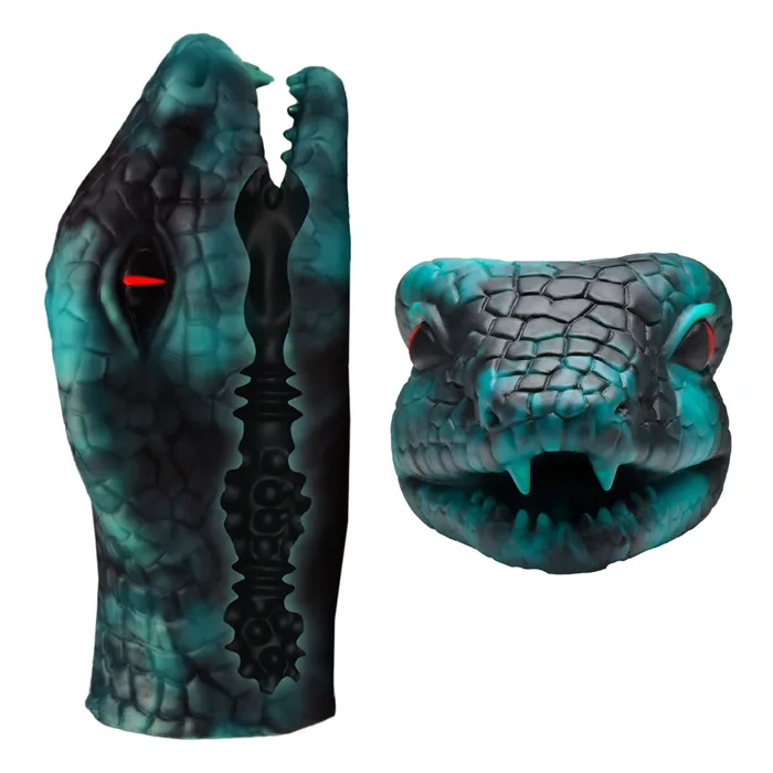 Male Sex Toys Serpentine Stroker Silicone Masturbator Creature Cocks