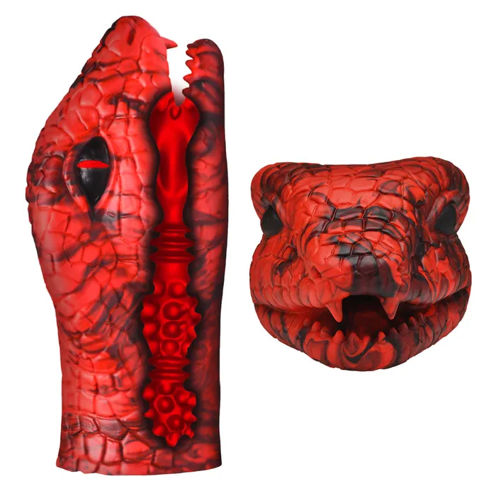 Male Sex Toys Serpentine Stroker Silicone Masturbator Creature Cocks