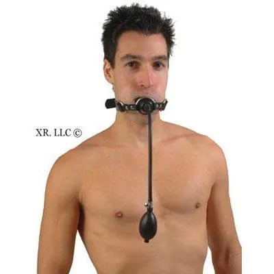 Master Series Male Sex Toys Inflatable Butterfly Gag w ORing