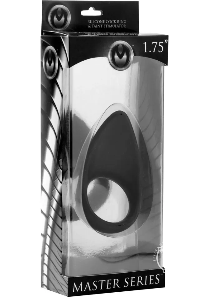 Master Series Male Sex Toys Master Series Taint Teaser Silicone Cock Ring and Taint Stimulator 175in Black Master Series Male Sex Toys Master Series Taint Teaser Silicone Cock Ring and Taint Stimulator 175in Black