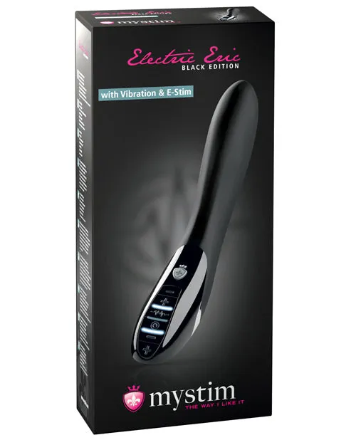 Mystim Electric Eric eStim Vibrator Black Edition Black Mystim Anal