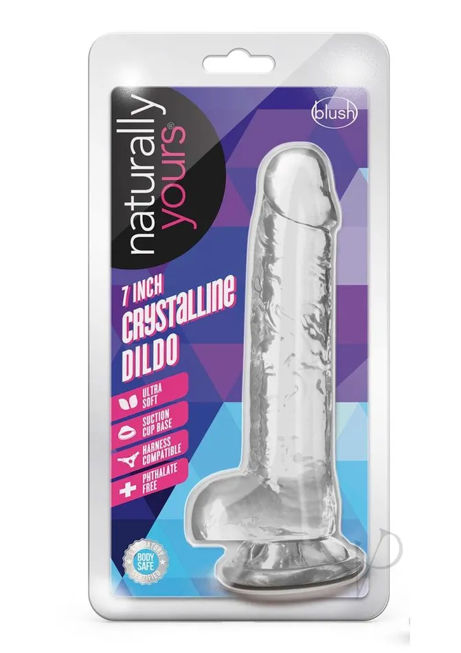 Naturally Yours Dildos Naturally Yours Crystalline Dildo 7in Diamond