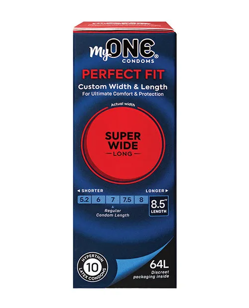 One Vibrators My ONE Super Wide And Long Condoms 10 Pack