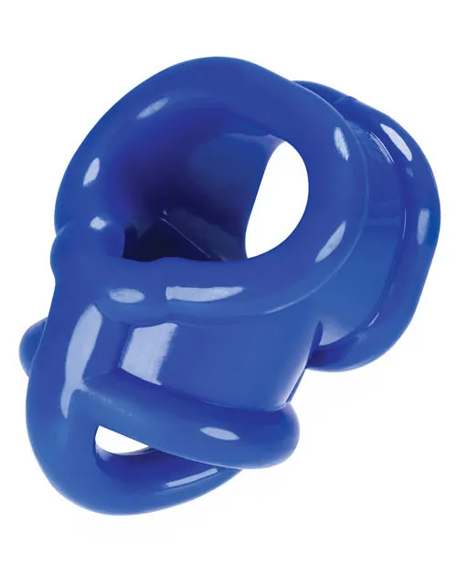 Oxballs Ball Sling with Ball Splitter Strap Blue Oxballs Male Sex Toys