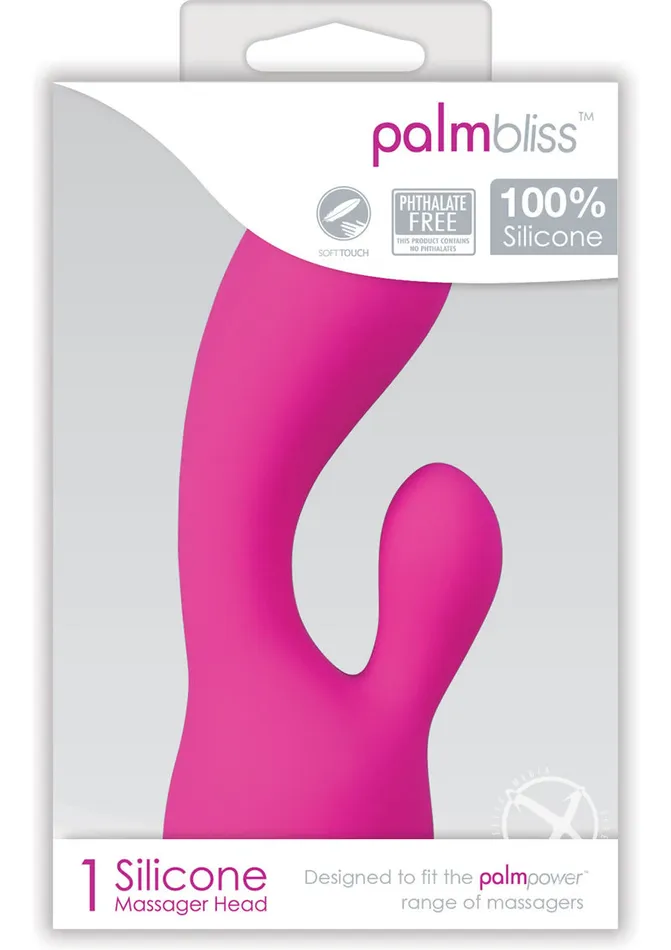Palmpower Female Sex Toys PalmBliss Silicone Massager Head Attachment Pink Palmpower Female Sex Toys PalmBliss Silicone Massager Head Attachment Pink