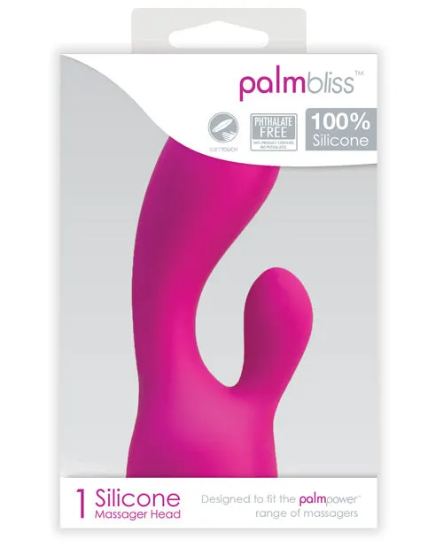 Palmpower Female Sex Toys PalmBliss Silicone Massager Head Attachment Pink