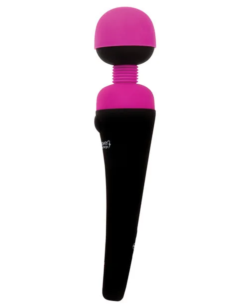 PalmPower Rechargeable Silicone Personal Wand Massager Fuschia Palmpower Female Sex Toys