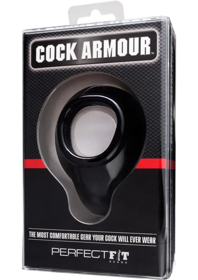 Perfect Fit Perfect Fit Cock Armour Large Cock Ring Black Male Sex Toys