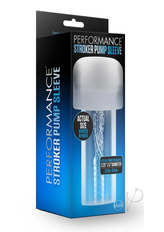Performance Performance Stroker Pump Sleeve Clear Male Sex Toys