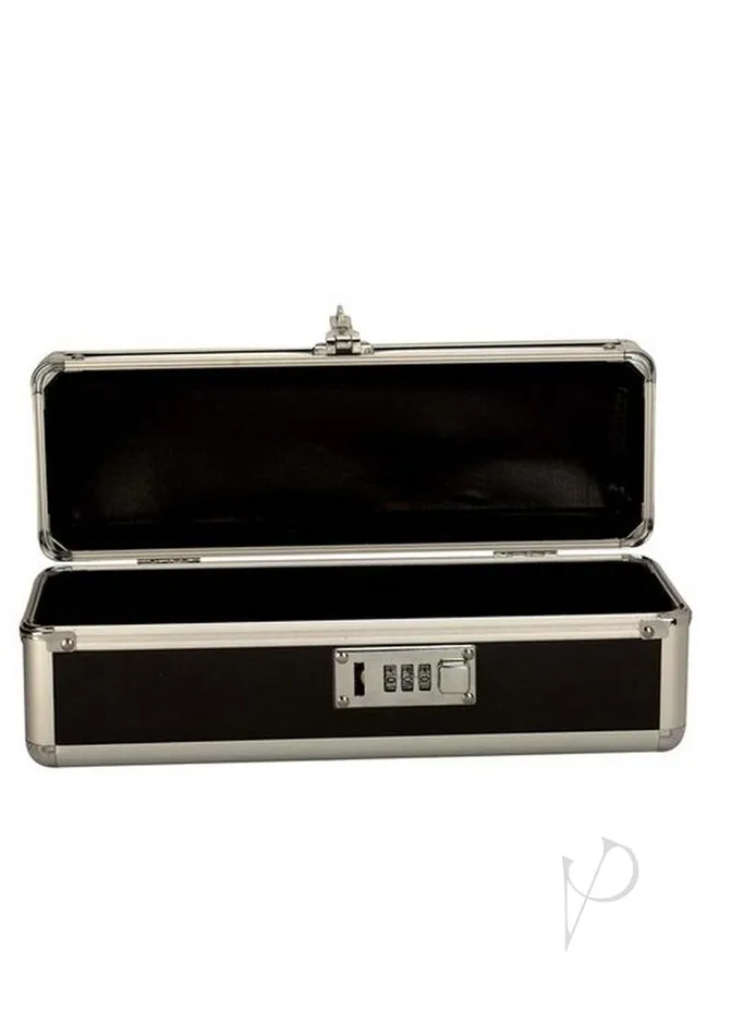 Powerbullet Anal Lockable Vibrator Case Medium Black