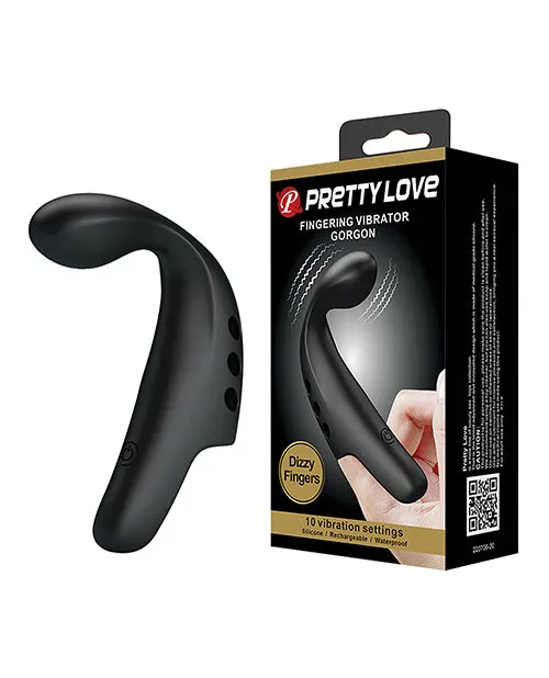 Pretty Love Gorgon Finger Vibrator Black Pretty Love Vibrators