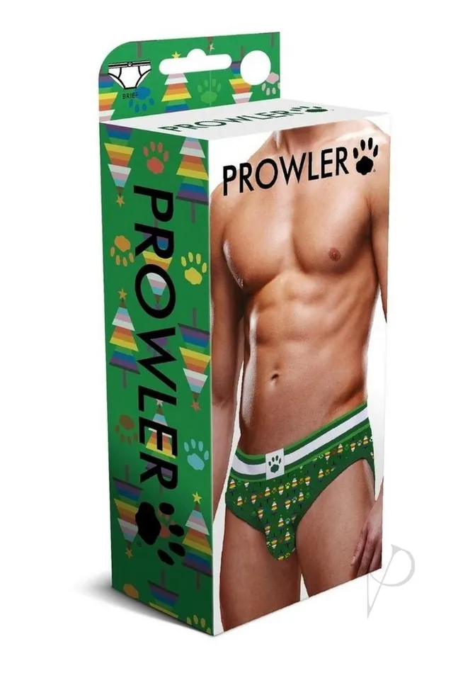 Prowler Female Sex Toys Prowler Christmas Tree Brief Small GreenRainbow