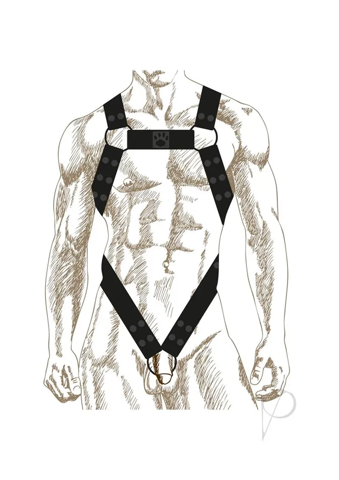 Prowler Red Anal Prowler RED Noir Body Harness XLarge Black Prowler Red Anal Prowler RED Noir Body Harness XLarge Black