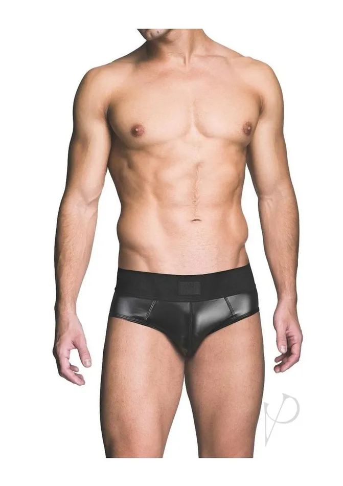 Prowler Red Anal Prowler RED Wetlook AssLess Brief Large Black Prowler Red Anal Prowler RED Wetlook AssLess Brief Large Black