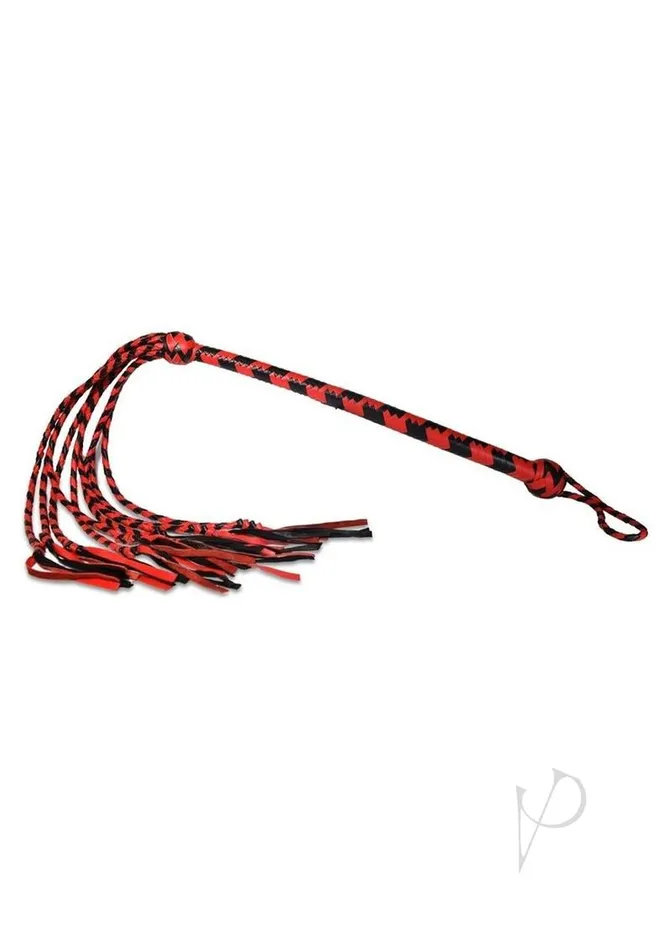 Prowler RED Long Handle Flogger RedBlack Prowler Red Vibrators