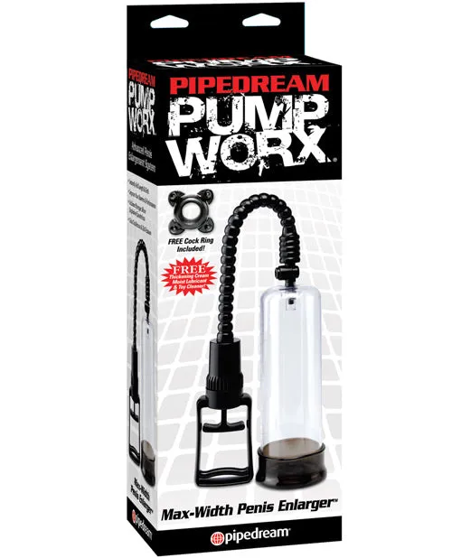 Pump Worx MaxWidth Penis Enlarger Clear and Black Pump Worx Anal