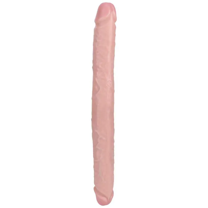 REALROCK 16 Inch Thick Double Dildo Flesh Shots Toys Dildos