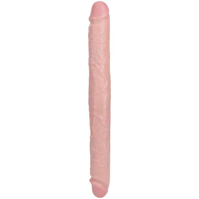 REALROCK 16 Inch Thick Double Dildo Flesh Shots Toys Dildos